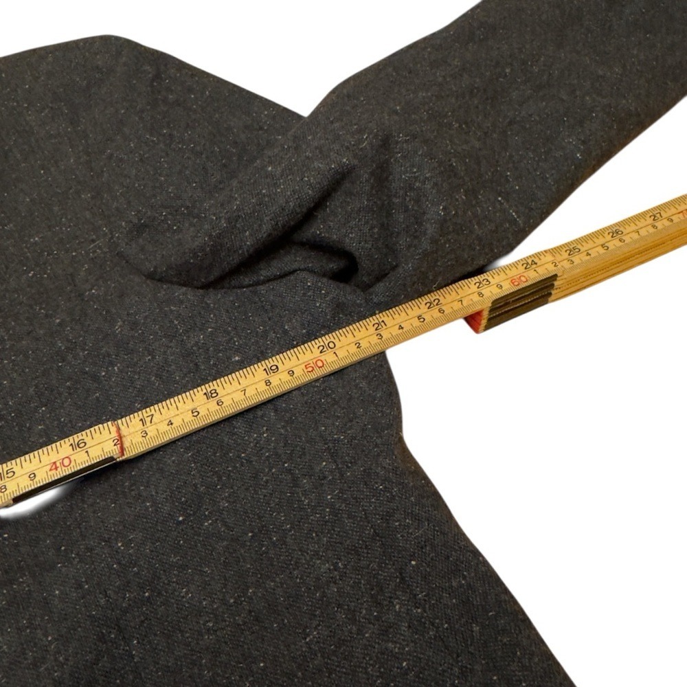Tommy Hilfiger Wool Blend Sport Coat Mens 42R Charcoal Elbow Patches Two Button - Picture 8 of 13